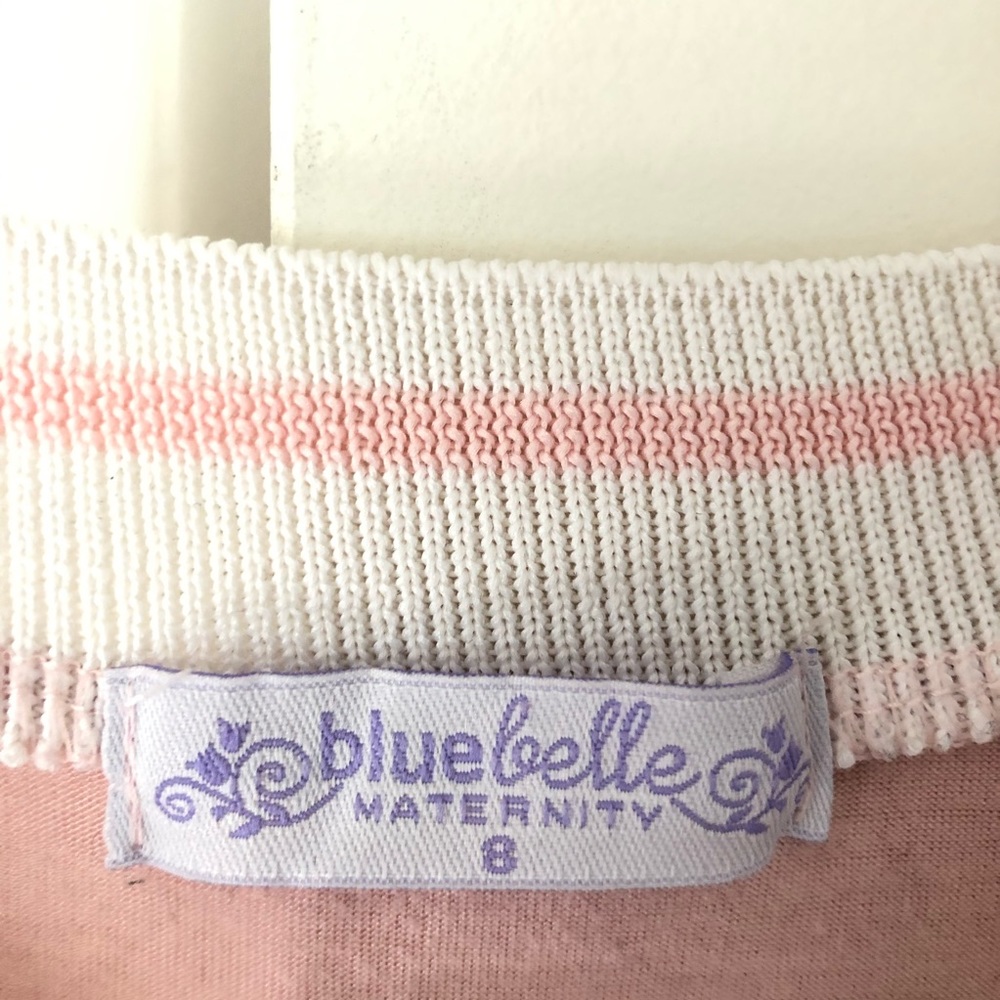 BlueBelle Maternity 👗 Varsity Trim Bodycon Dress - Picture 7 of 7